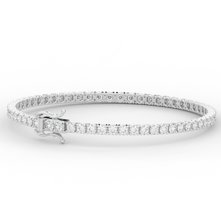 5.00CT.TW ROUND LAB DIAMOND TENNIS BRACELET - Nazarelle