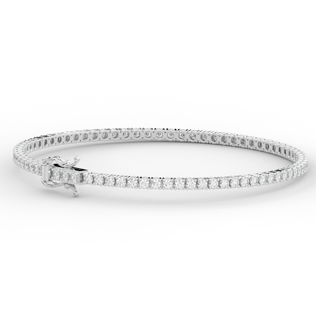 3.00CT.TW ROUND LAB DIAMOND TENNIS BRACELET - Nazarelle