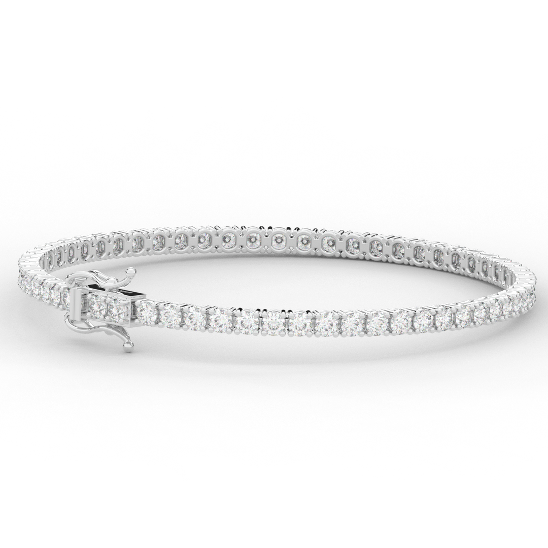 5.00CT.TW ROUND LAB DIAMOND TENNIS BRACELET - Nazarelle