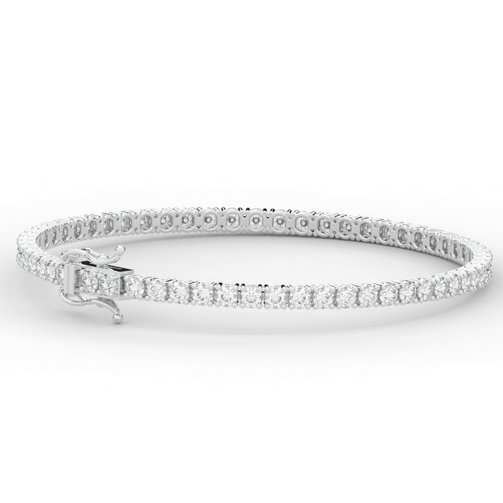 5.00CT.TW ROUND LAB DIAMOND TENNIS BRACELET - Nazarelle