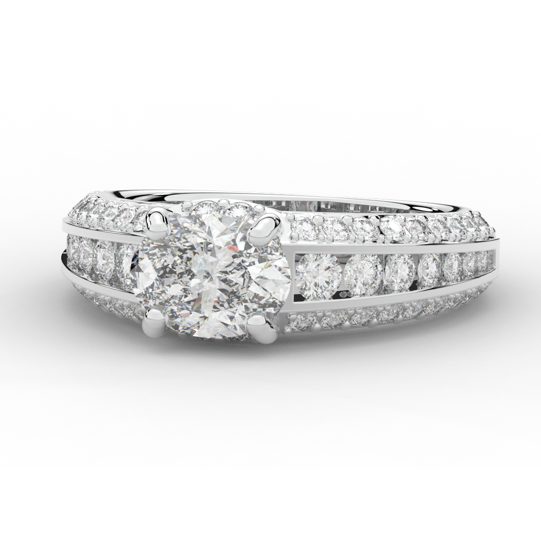 1.80CT.TW OVAL LAB DIAMOND SOLITAIRE ENGAGEMENT RING - Nazarelle