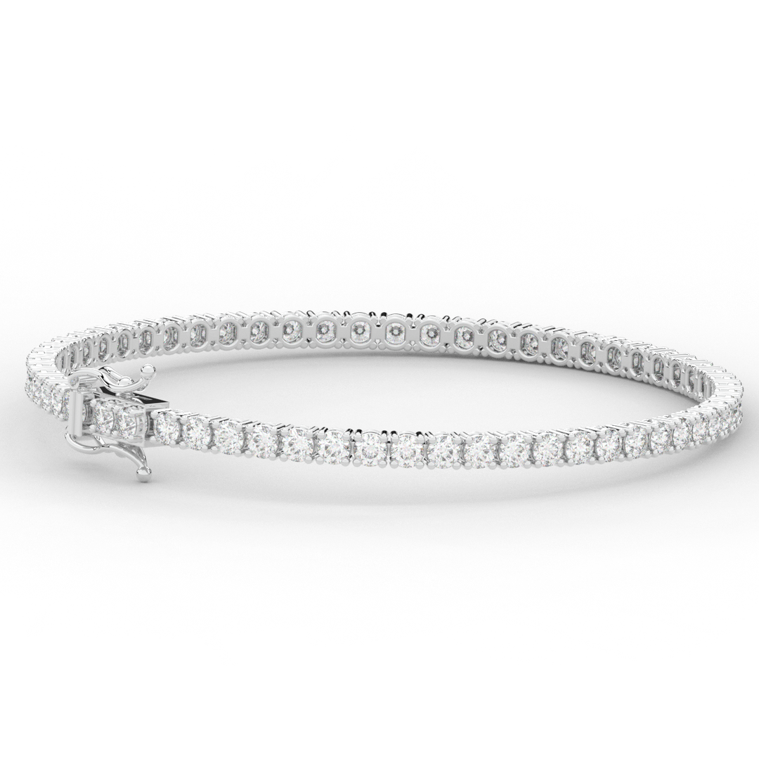 5.00CT.TW ROUND LAB DIAMOND TENNIS BRACELET - Nazarelle