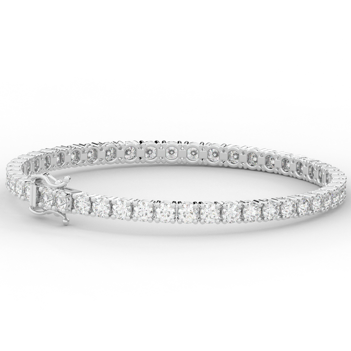 7.00CT.TW ROUND LAB DIAMOND TENNIS BRACELET - Nazarelle