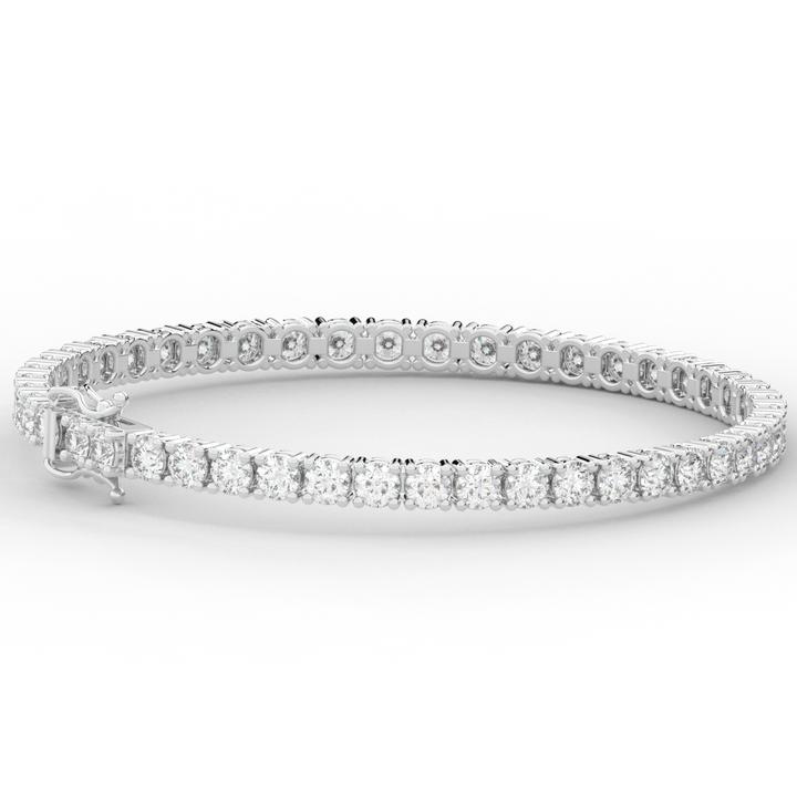 7.00CT.TW ROUND LAB DIAMOND TENNIS BRACELET - Nazarelle