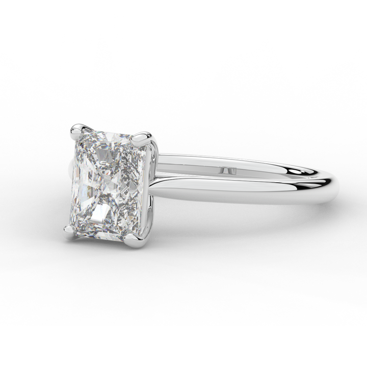 2.00CT RADIANT LAB DIAMOND SOLITAIRE ENGAGEMENT RING - Nazarelle