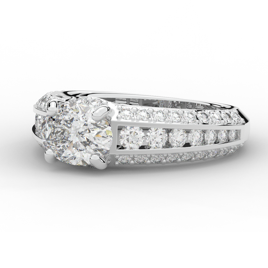 1.80CT.TW OVAL LAB DIAMOND SOLITAIRE ENGAGEMENT RING - Nazarelle