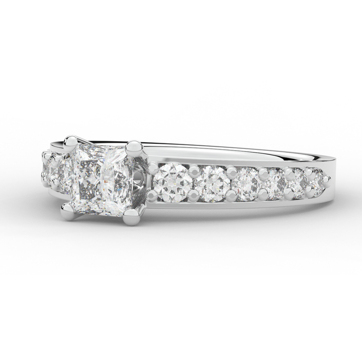 1.75CT.TW PRINCESS LAB DIAMOND SOLITAIRE ENGAGEMENT RING - Nazarelle