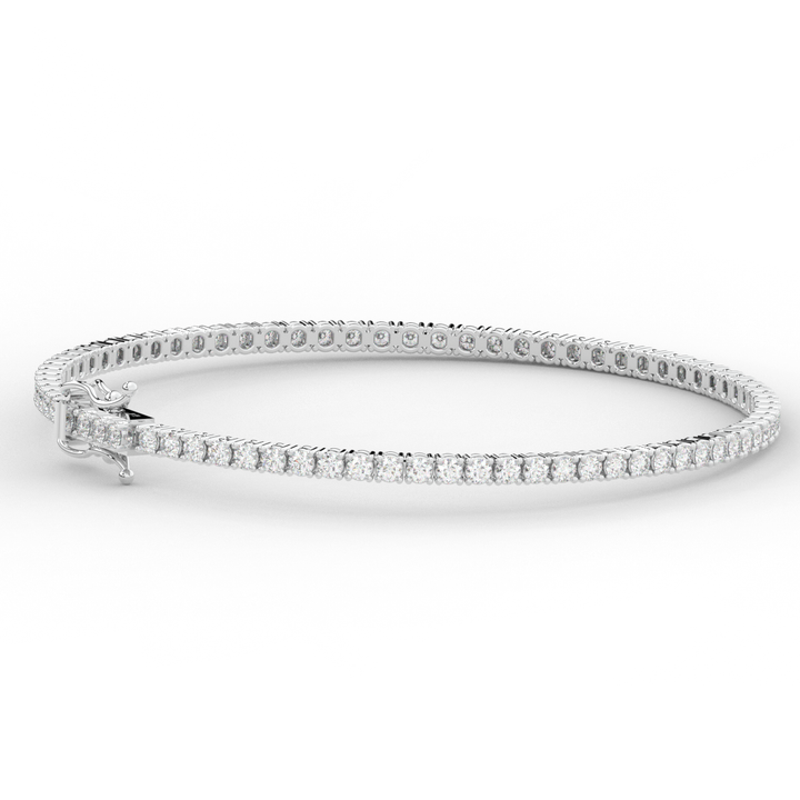 3.00CT.TW ROUND LAB DIAMOND TENNIS BRACELET - Nazarelle