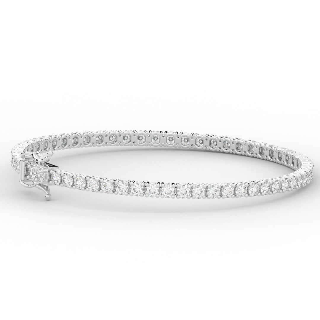 5.00CT.TW ROUND LAB DIAMOND TENNIS BRACELET - Nazarelle