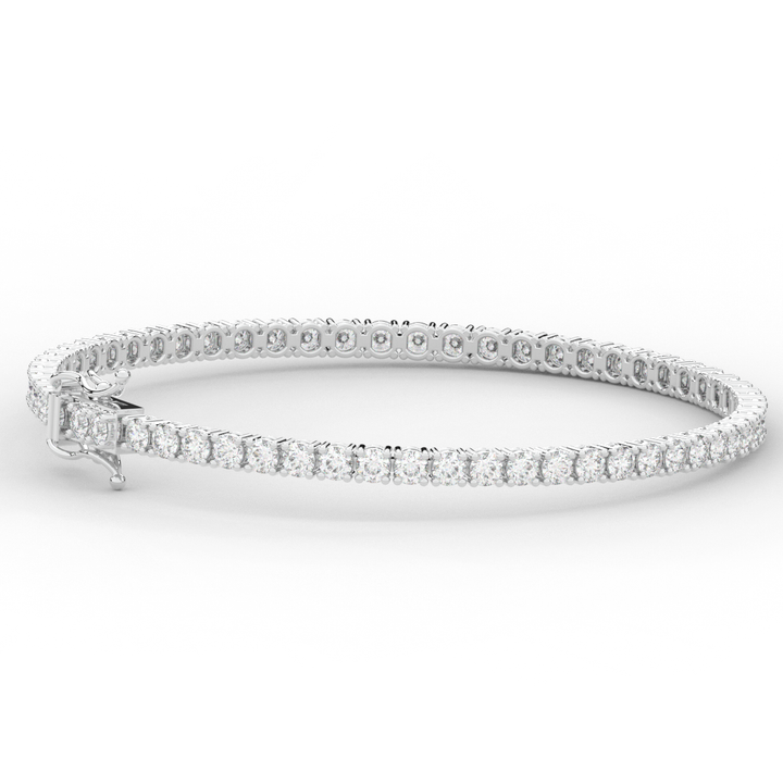 5.00CT.TW ROUND LAB DIAMOND TENNIS BRACELET - Nazarelle