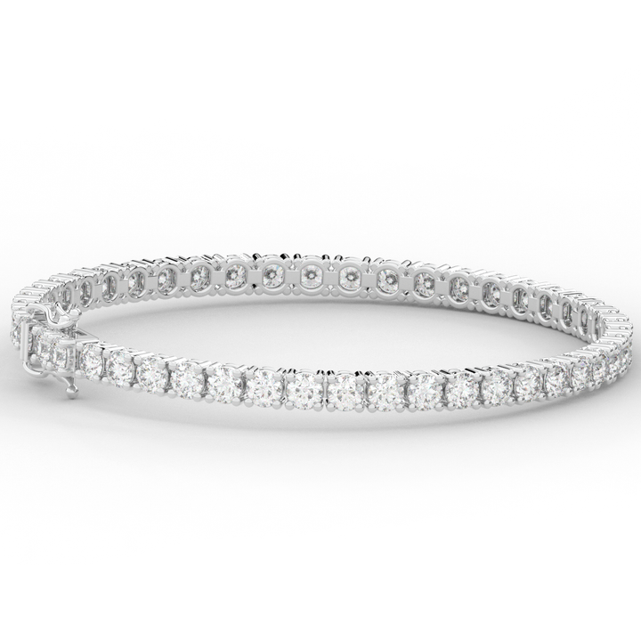 7.00CT.TW ROUND LAB DIAMOND TENNIS BRACELET - Nazarelle