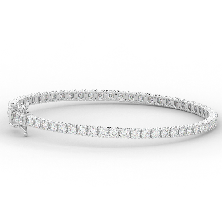 5.00CT.TW ROUND LAB DIAMOND TENNIS BRACELET - Nazarelle