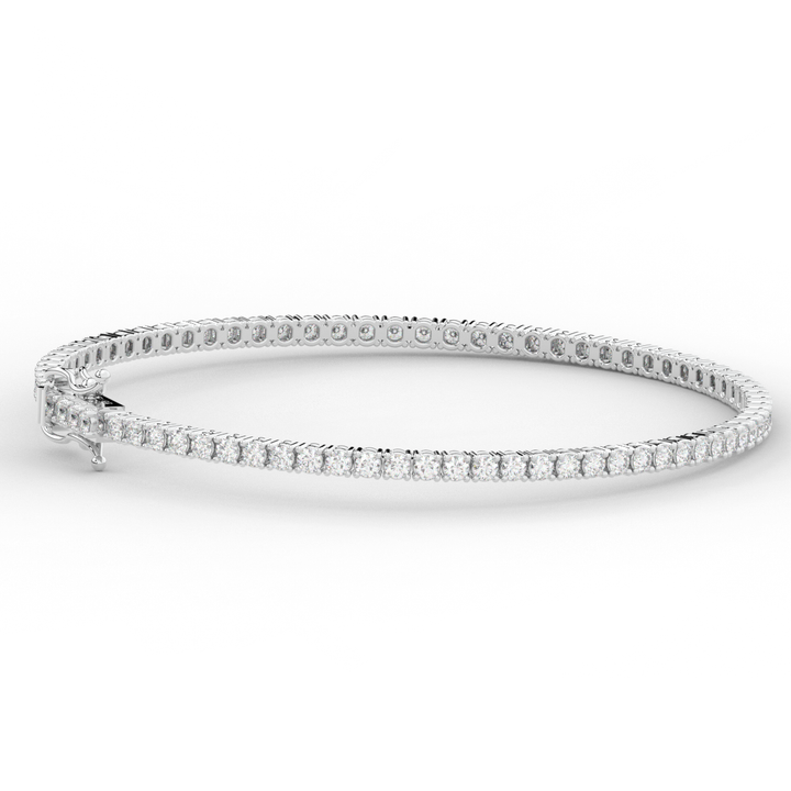3.00CT.TW ROUND LAB DIAMOND TENNIS BRACELET - Nazarelle