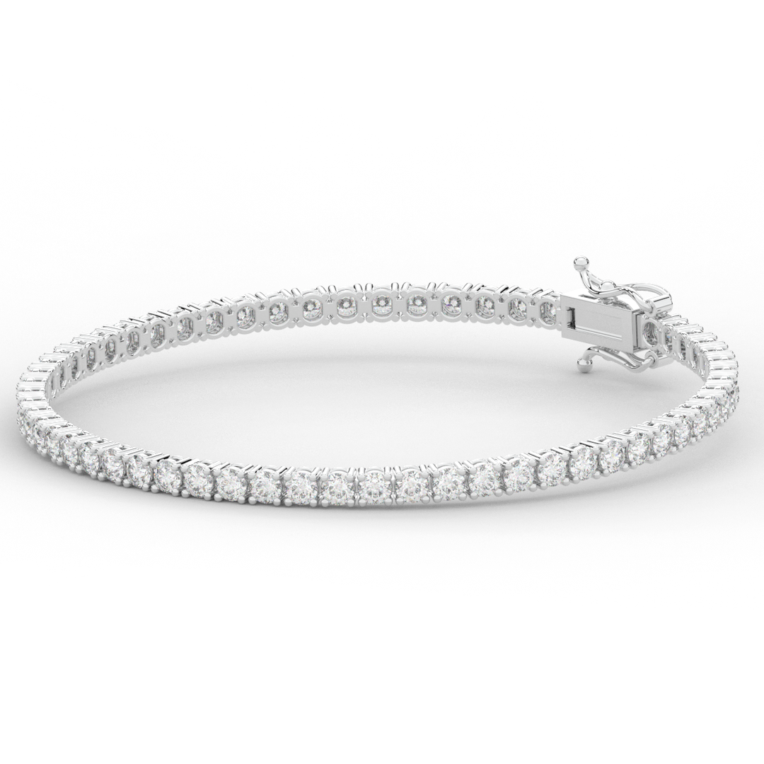 5.00CT.TW ROUND LAB DIAMOND TENNIS BRACELET - Nazarelle