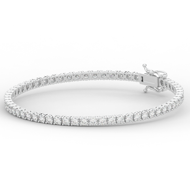 5.00CT.TW ROUND LAB DIAMOND TENNIS BRACELET - Nazarelle