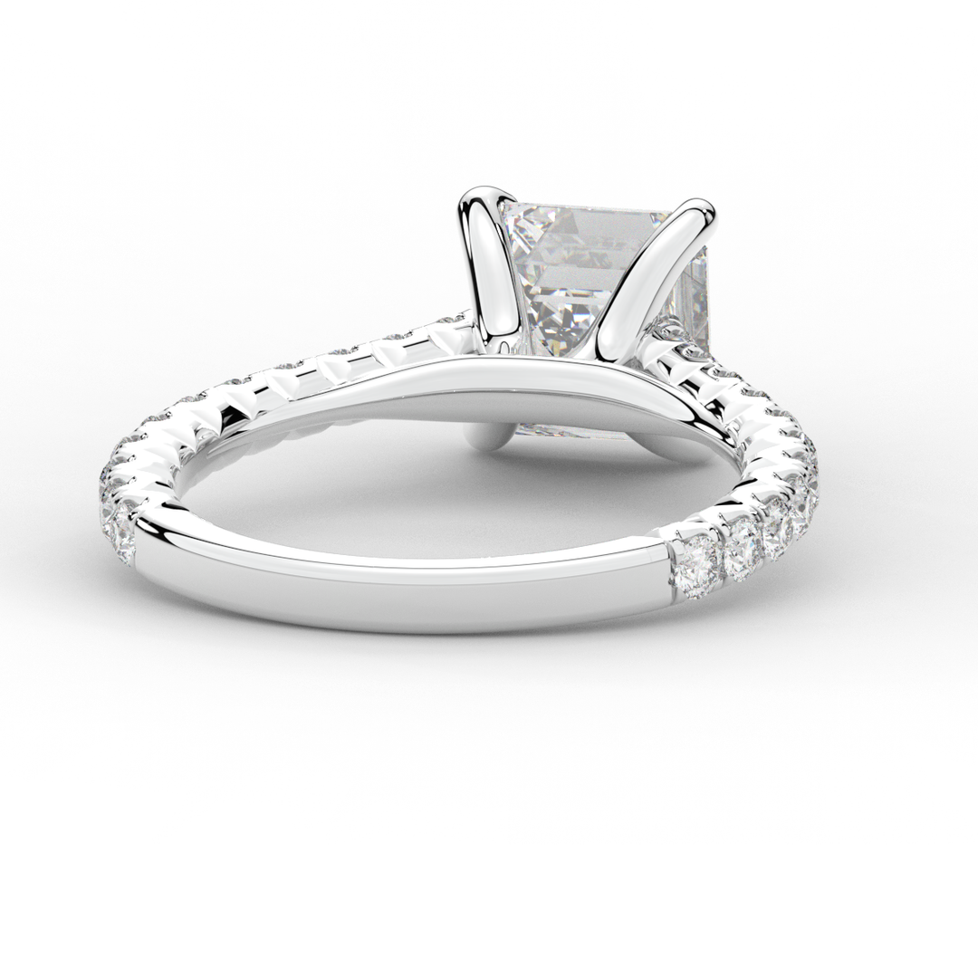 2.40CT.TW ASSCHER LAB DIAMOND ENGAGEMENT RING - Nazarelle