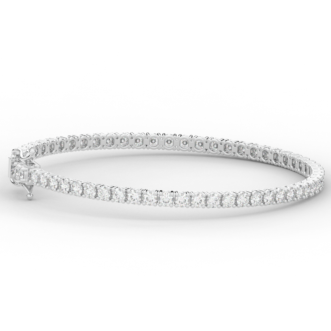 5.00CT.TW ROUND LAB DIAMOND TENNIS BRACELET - Nazarelle