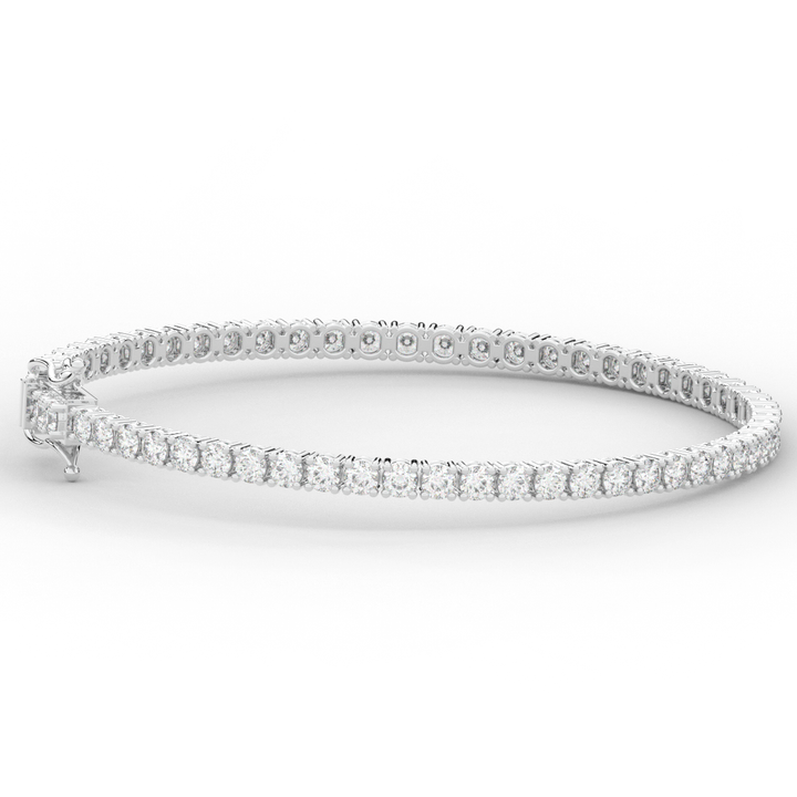 5.00CT.TW ROUND LAB DIAMOND TENNIS BRACELET - Nazarelle