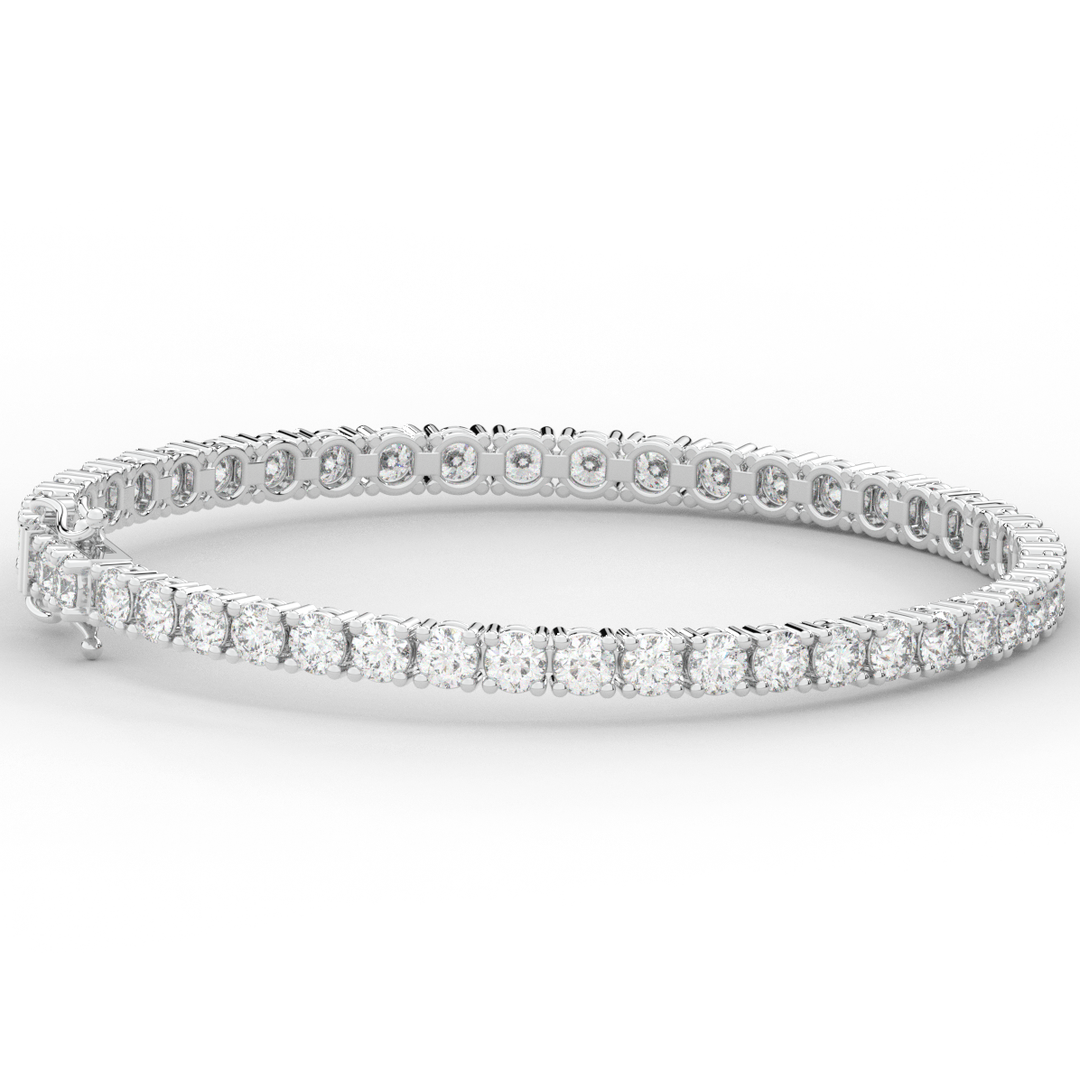 7.00CT.TW ROUND LAB DIAMOND TENNIS BRACELET - Nazarelle
