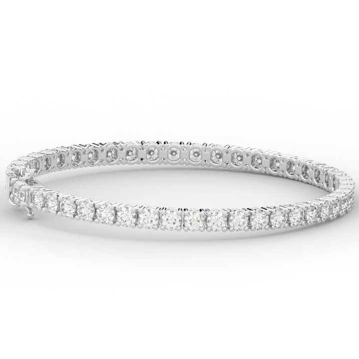 7.00CT.TW ROUND LAB DIAMOND TENNIS BRACELET - Nazarelle