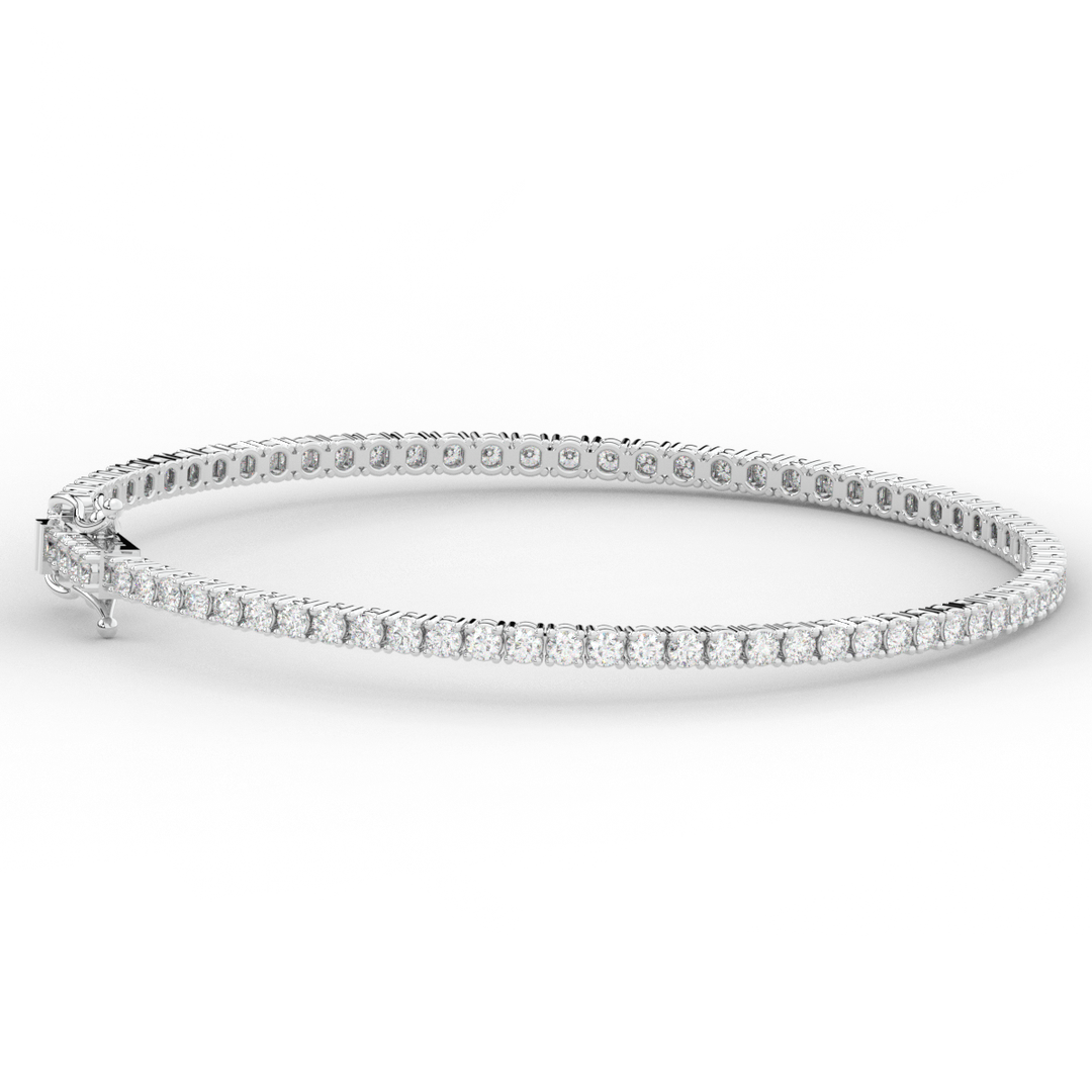 3.00CT.TW ROUND LAB DIAMOND TENNIS BRACELET - Nazarelle