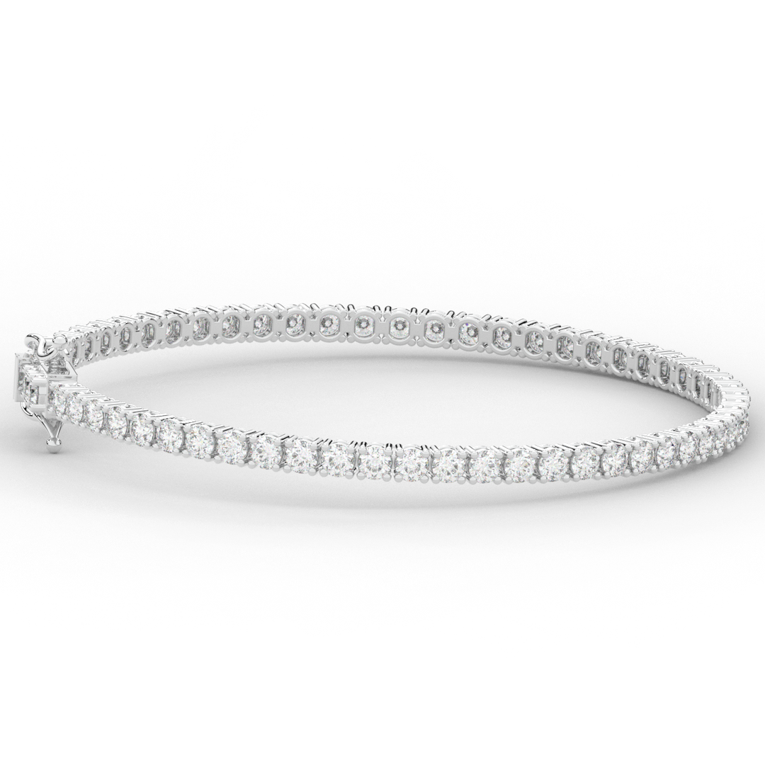 5.00CT.TW ROUND LAB DIAMOND TENNIS BRACELET - Nazarelle