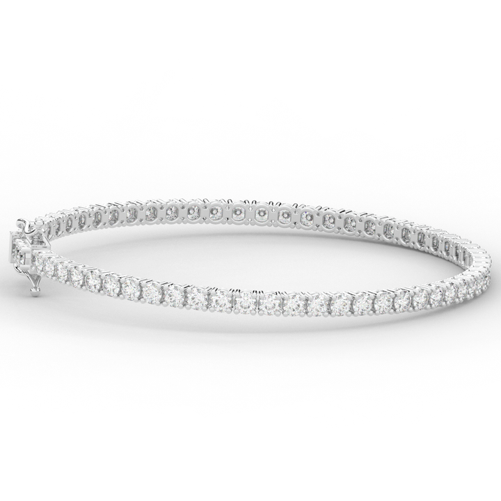 5.00CT.TW ROUND LAB DIAMOND TENNIS BRACELET - Nazarelle