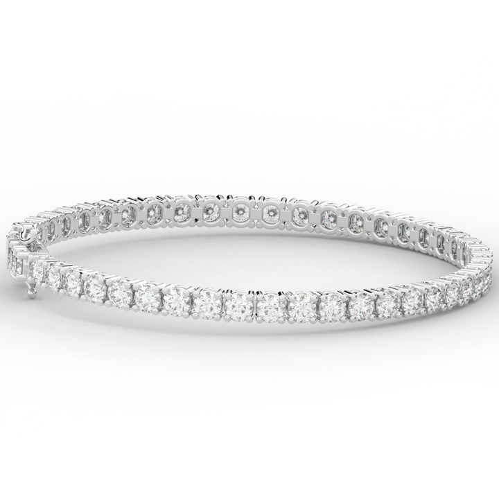 7.00CT.TW ROUND LAB DIAMOND TENNIS BRACELET - Nazarelle