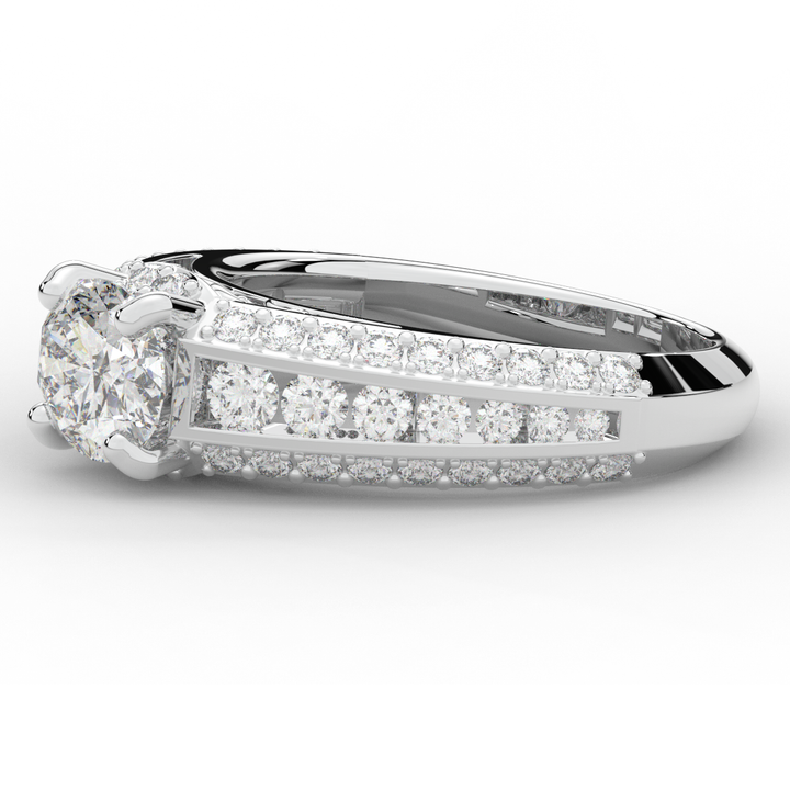 1.80CT.TW OVAL LAB DIAMOND SOLITAIRE ENGAGEMENT RING - Nazarelle