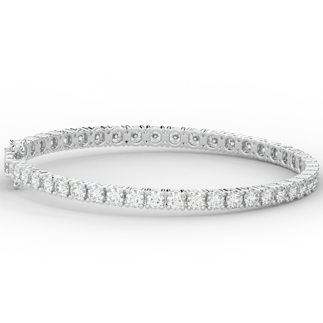 7.00CT.TW ROUND LAB DIAMOND TENNIS BRACELET - Nazarelle
