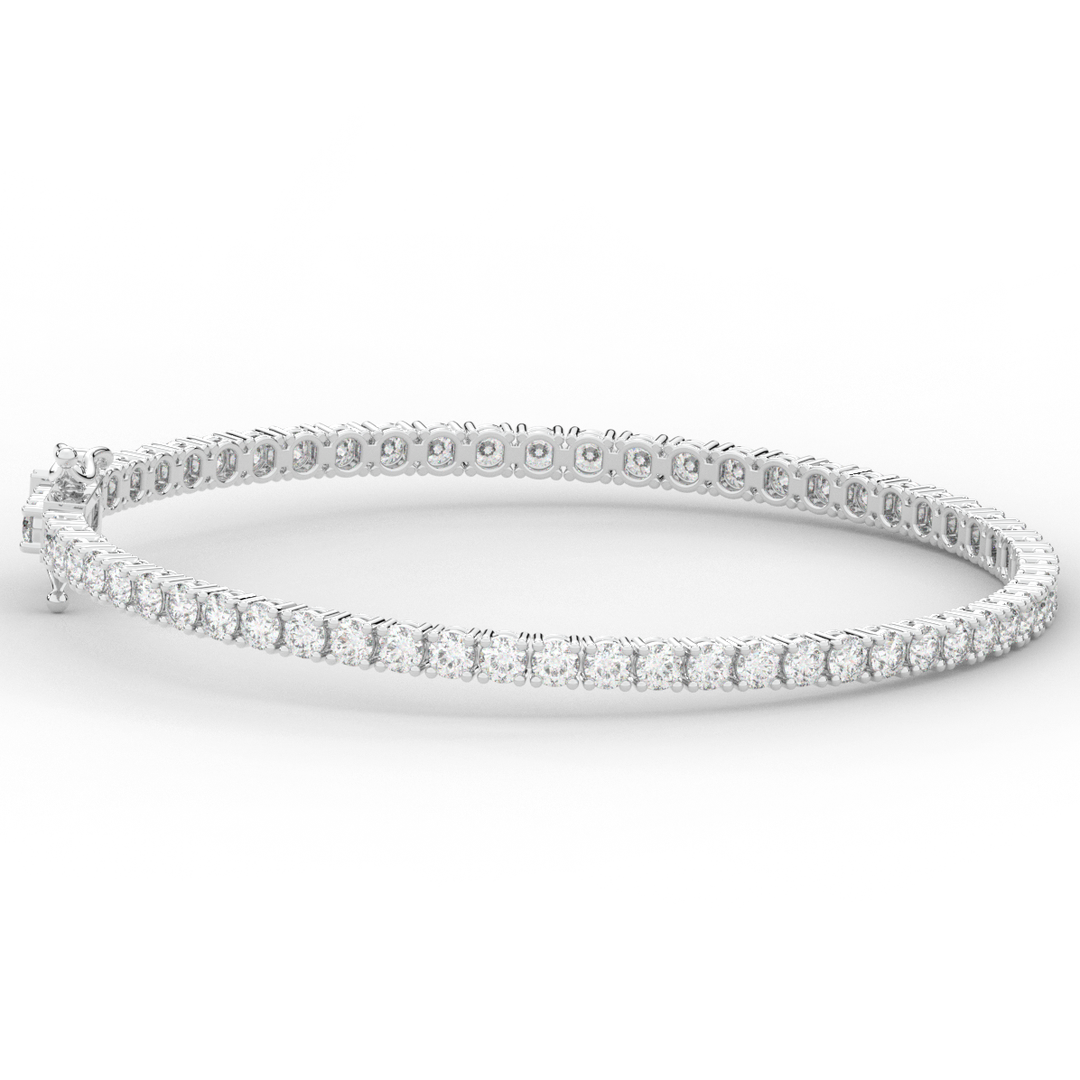 5.00CT.TW ROUND LAB DIAMOND TENNIS BRACELET - Nazarelle