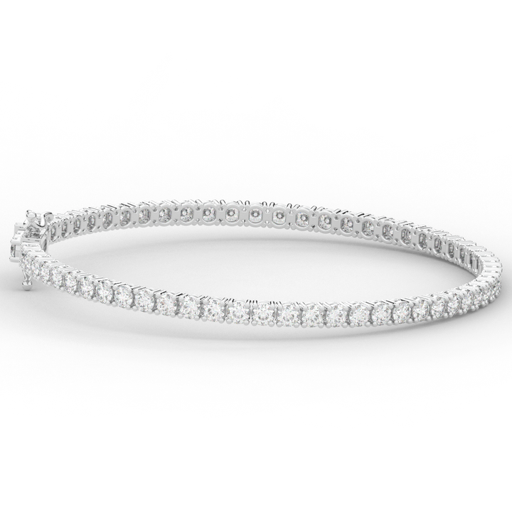 5.00CT.TW ROUND LAB DIAMOND TENNIS BRACELET - Nazarelle