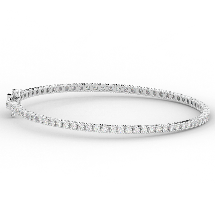 3.00CT.TW ROUND LAB DIAMOND TENNIS BRACELET - Nazarelle