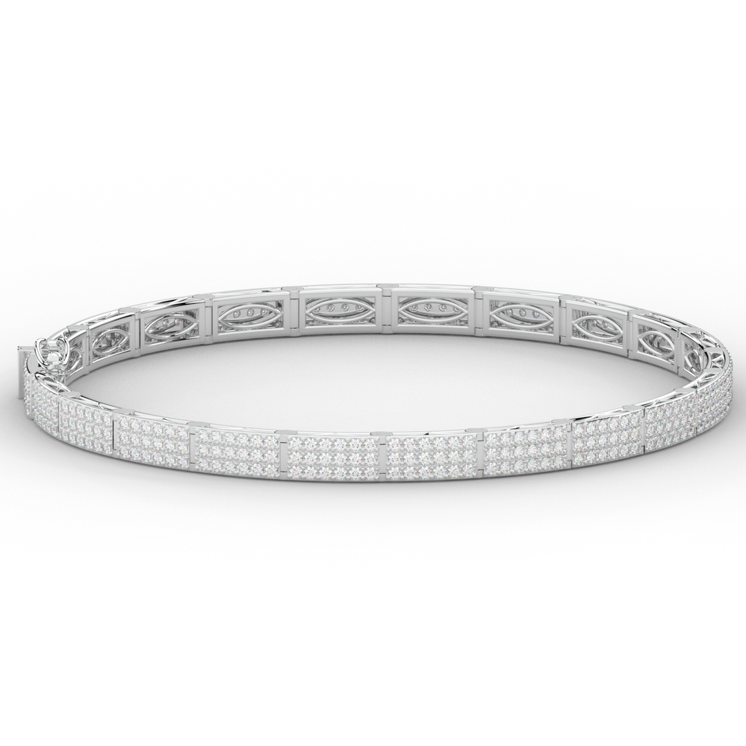2.25CT.TW ROUND LAB DIAMOND TENNIS BRACELET - Nazarelle