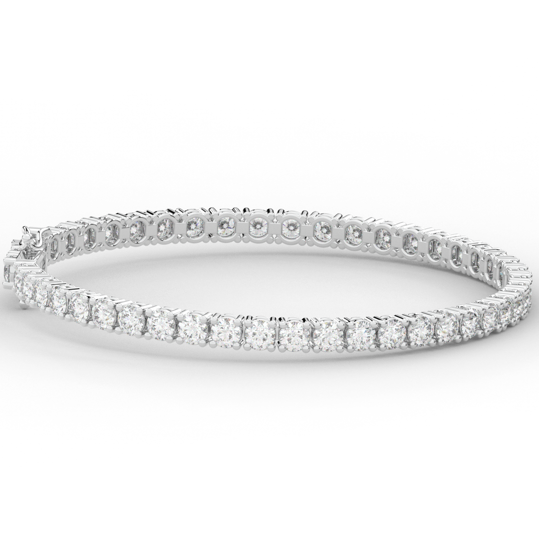 7.00CT.TW ROUND LAB DIAMOND TENNIS BRACELET - Nazarelle