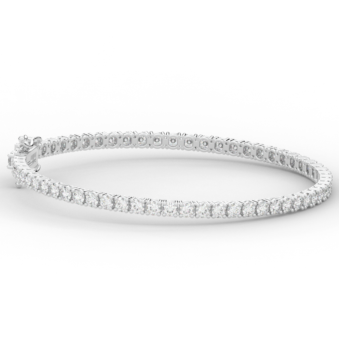 5.00CT.TW ROUND LAB DIAMOND TENNIS BRACELET - Nazarelle