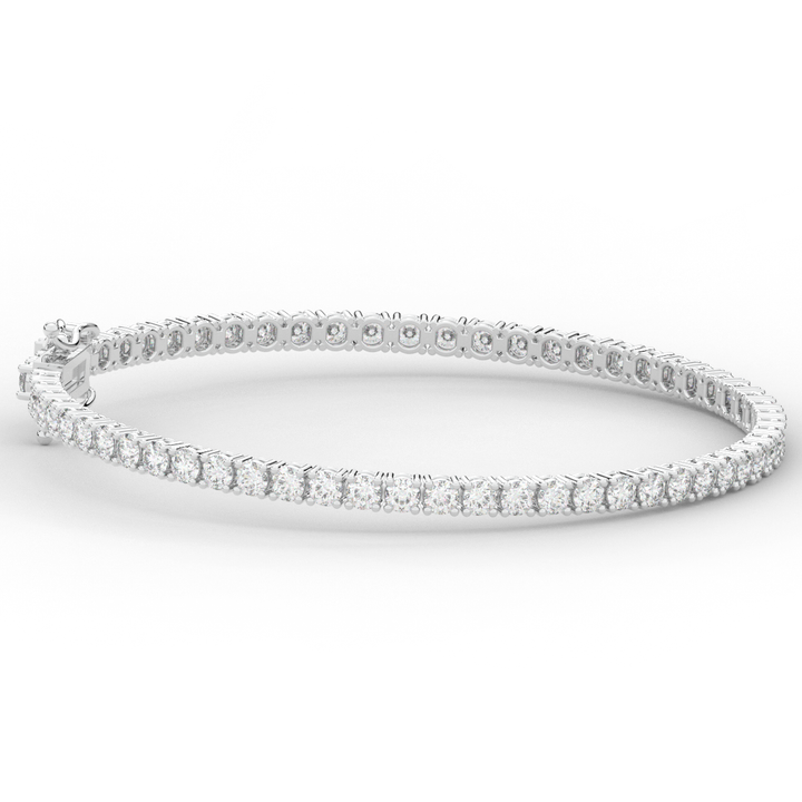 5.00CT.TW ROUND LAB DIAMOND TENNIS BRACELET - Nazarelle