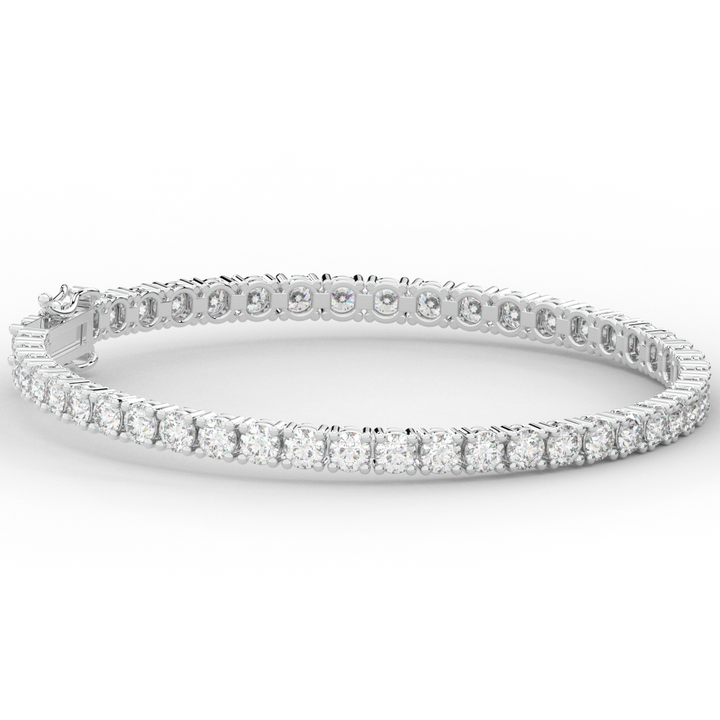 7.00CT.TW ROUND LAB DIAMOND TENNIS BRACELET - Nazarelle