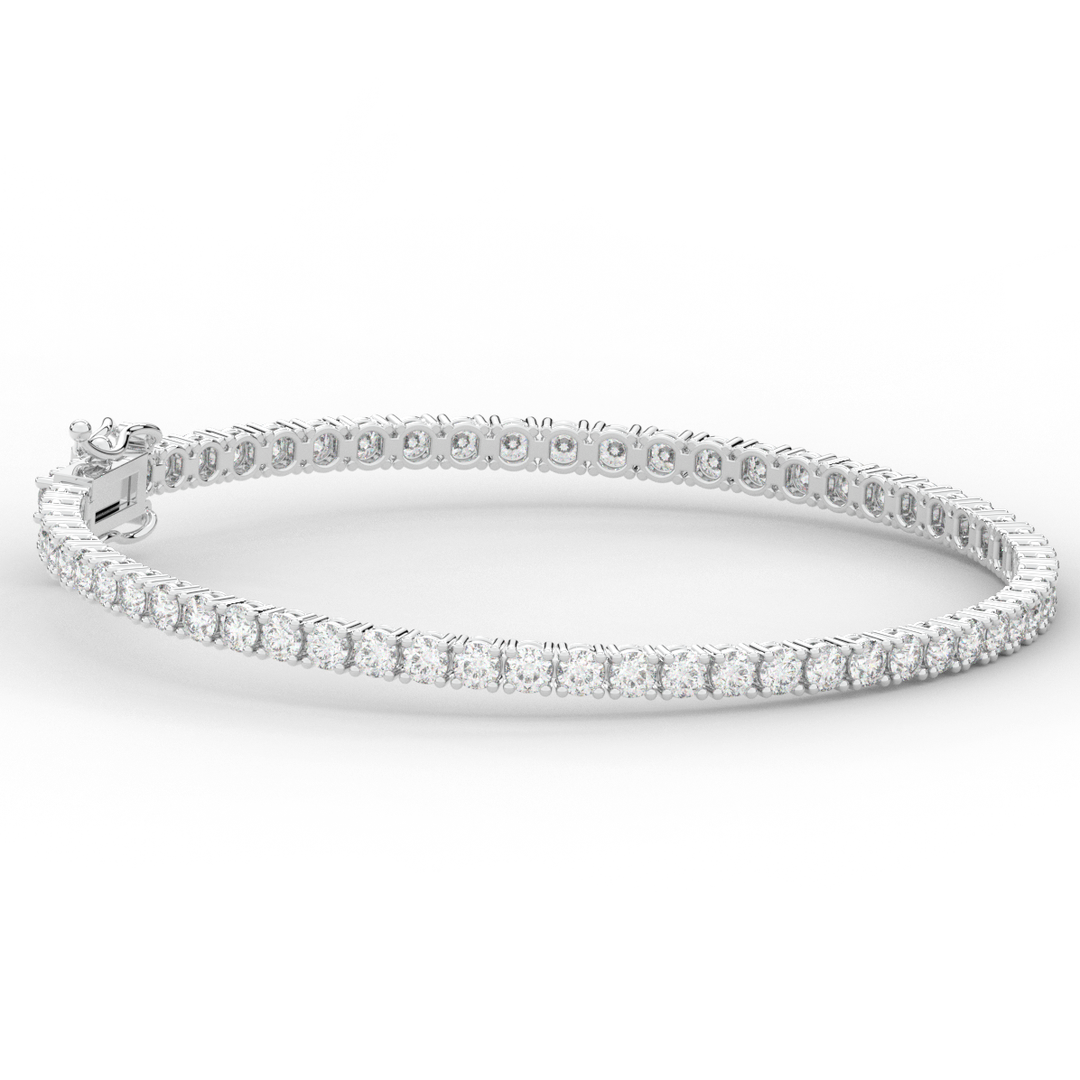 5.00CT.TW ROUND LAB DIAMOND TENNIS BRACELET - Nazarelle