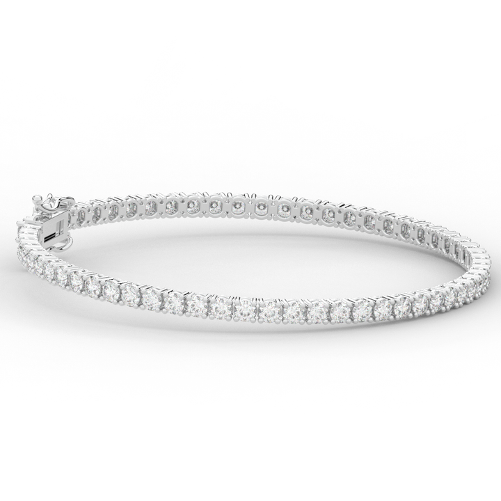5.00CT.TW ROUND LAB DIAMOND TENNIS BRACELET - Nazarelle