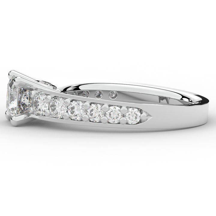 1.75CT.TW PRINCESS LAB DIAMOND SOLITAIRE ENGAGEMENT RING - Nazarelle