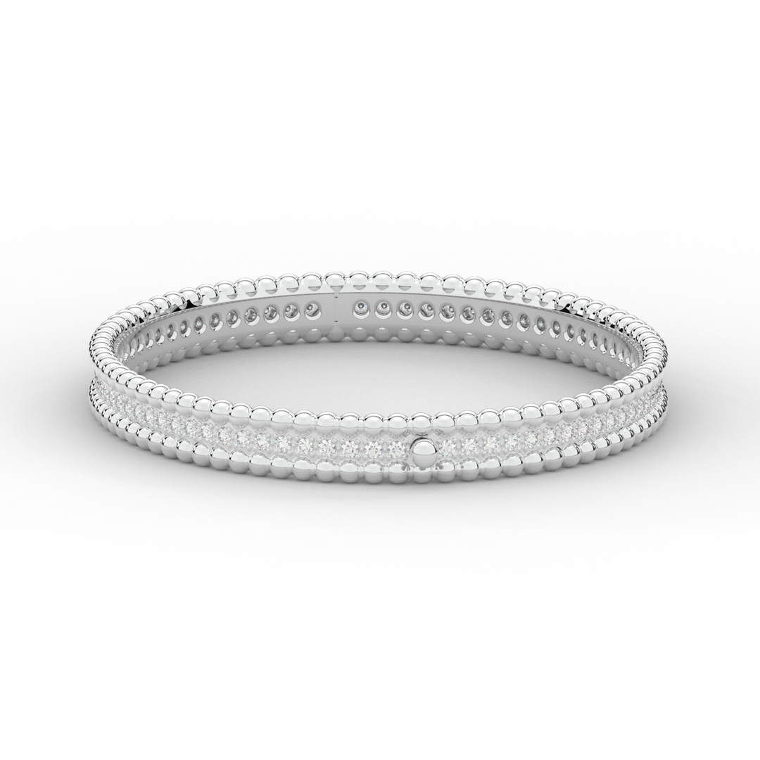 1.20CT.TW ROUND LAB DIAMOND ETERNITY BANGLE - Nazarelle