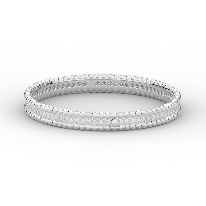 1.20CT.TW ROUND LAB DIAMOND ETERNITY BANGLE - Nazarelle