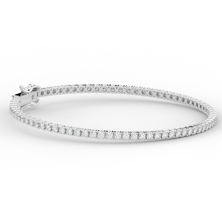 3.00CT.TW ROUND LAB DIAMOND TENNIS BRACELET - Nazarelle