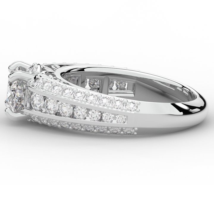 1.80CT.TW OVAL LAB DIAMOND SOLITAIRE ENGAGEMENT RING - Nazarelle