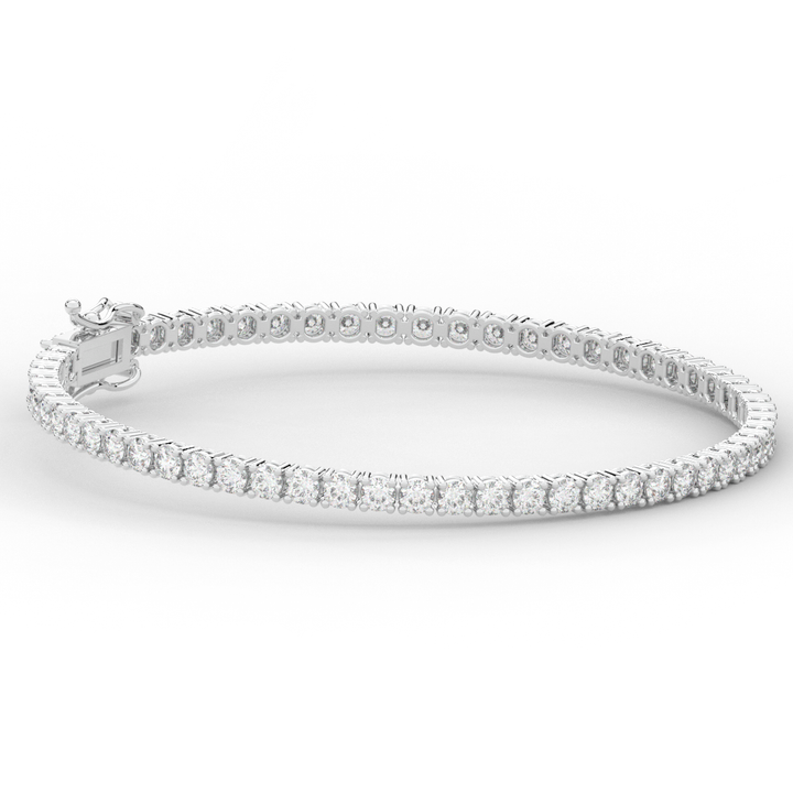 5.00CT.TW ROUND LAB DIAMOND TENNIS BRACELET - Nazarelle