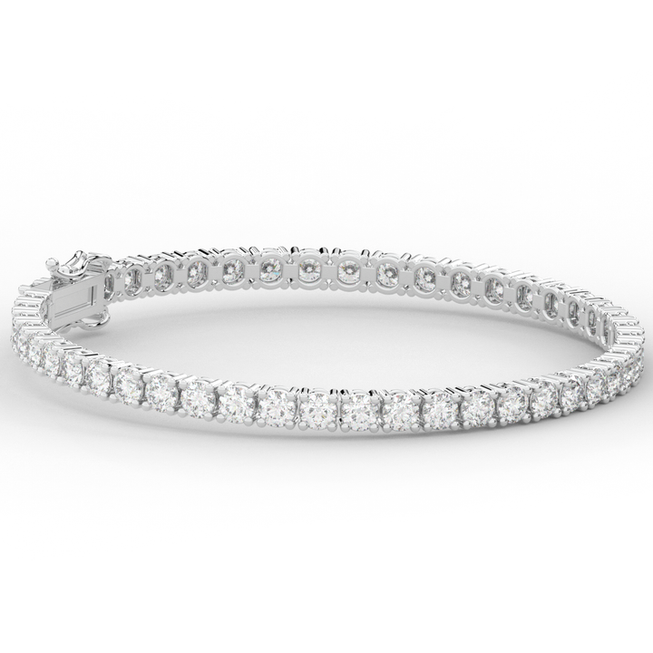 7.00CT.TW ROUND LAB DIAMOND TENNIS BRACELET - Nazarelle