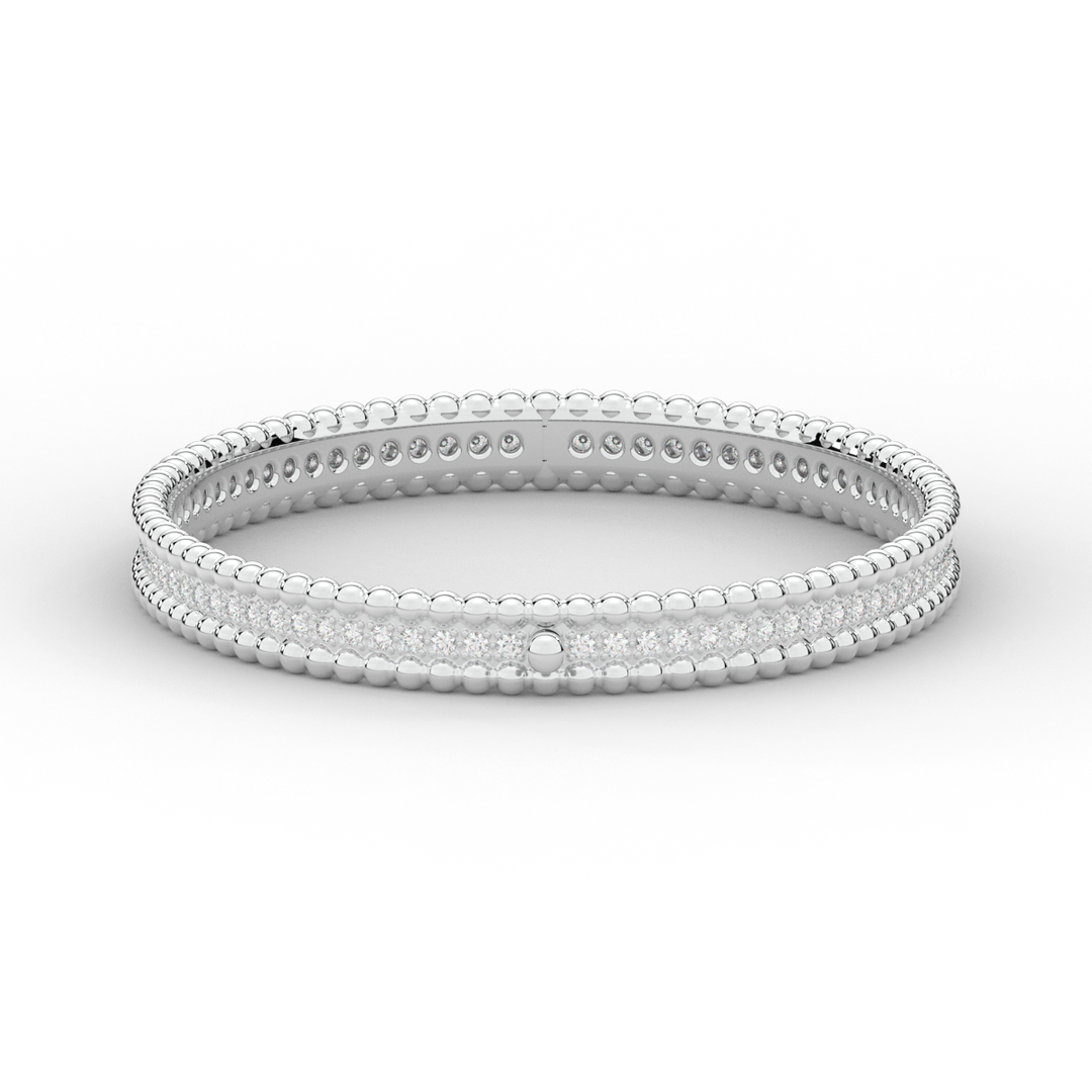 1.20CT.TW ROUND LAB DIAMOND ETERNITY BANGLE - Nazarelle