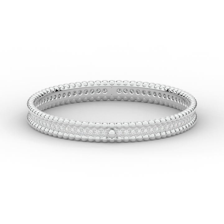 1.20CT.TW ROUND LAB DIAMOND ETERNITY BANGLE - Nazarelle