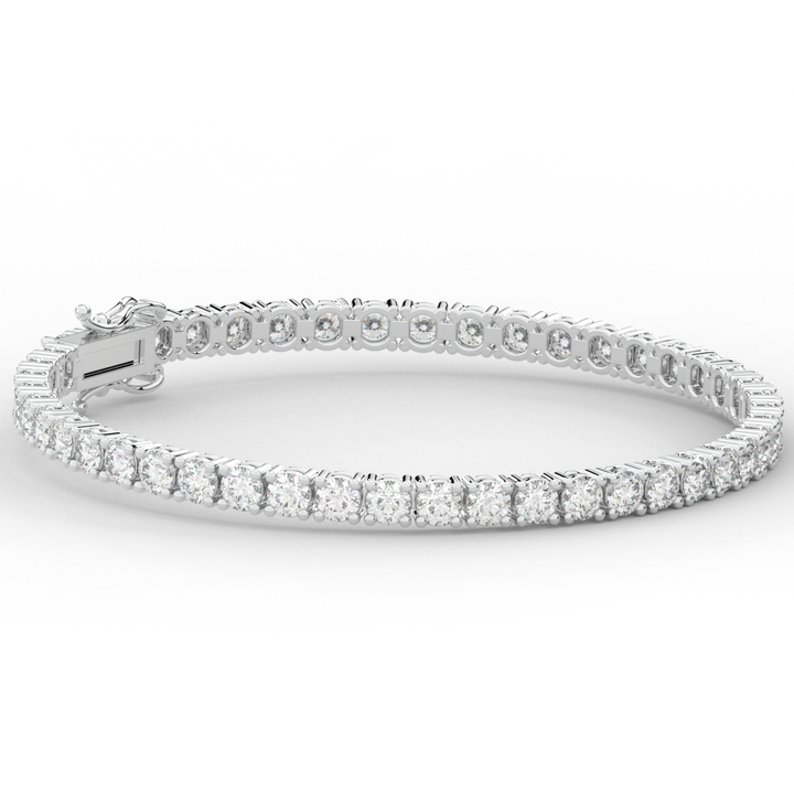 7.00CT.TW ROUND LAB DIAMOND TENNIS BRACELET - Nazarelle